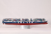 CMA CGM 396米集装箱船“马可波罗”号定制模型